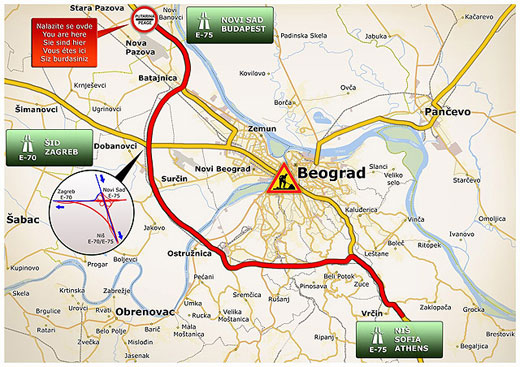 mapa stara pazova Kako obilaznioko Beograda? mapa stara pazova